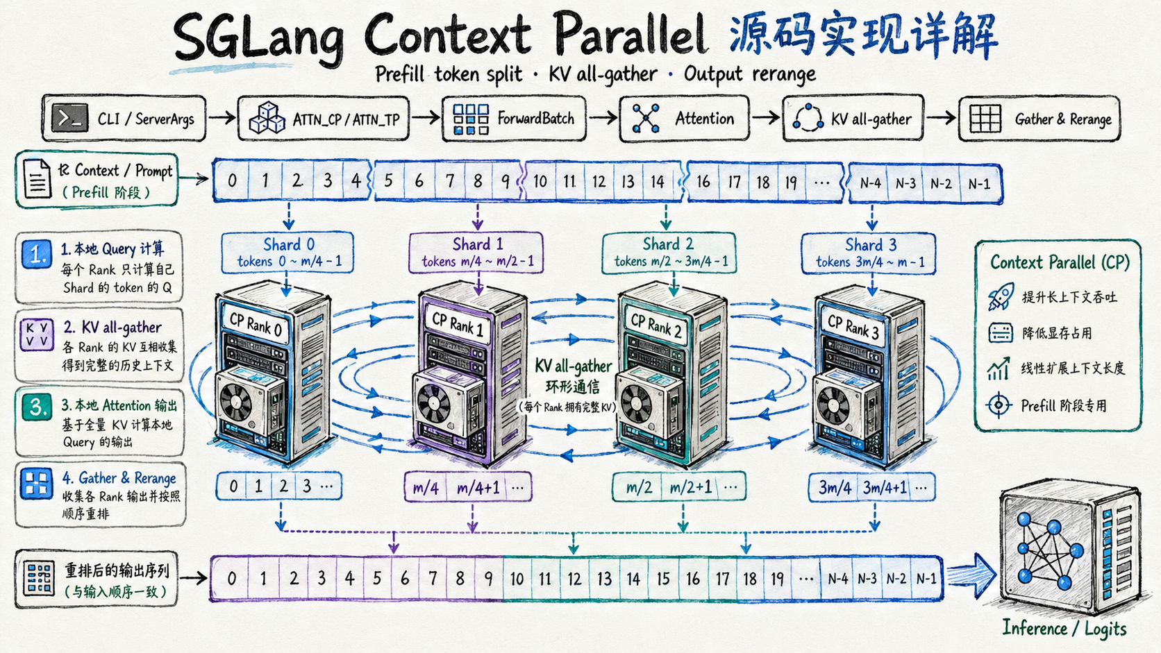 深入 SGLang Context Parallel：源码实现详解